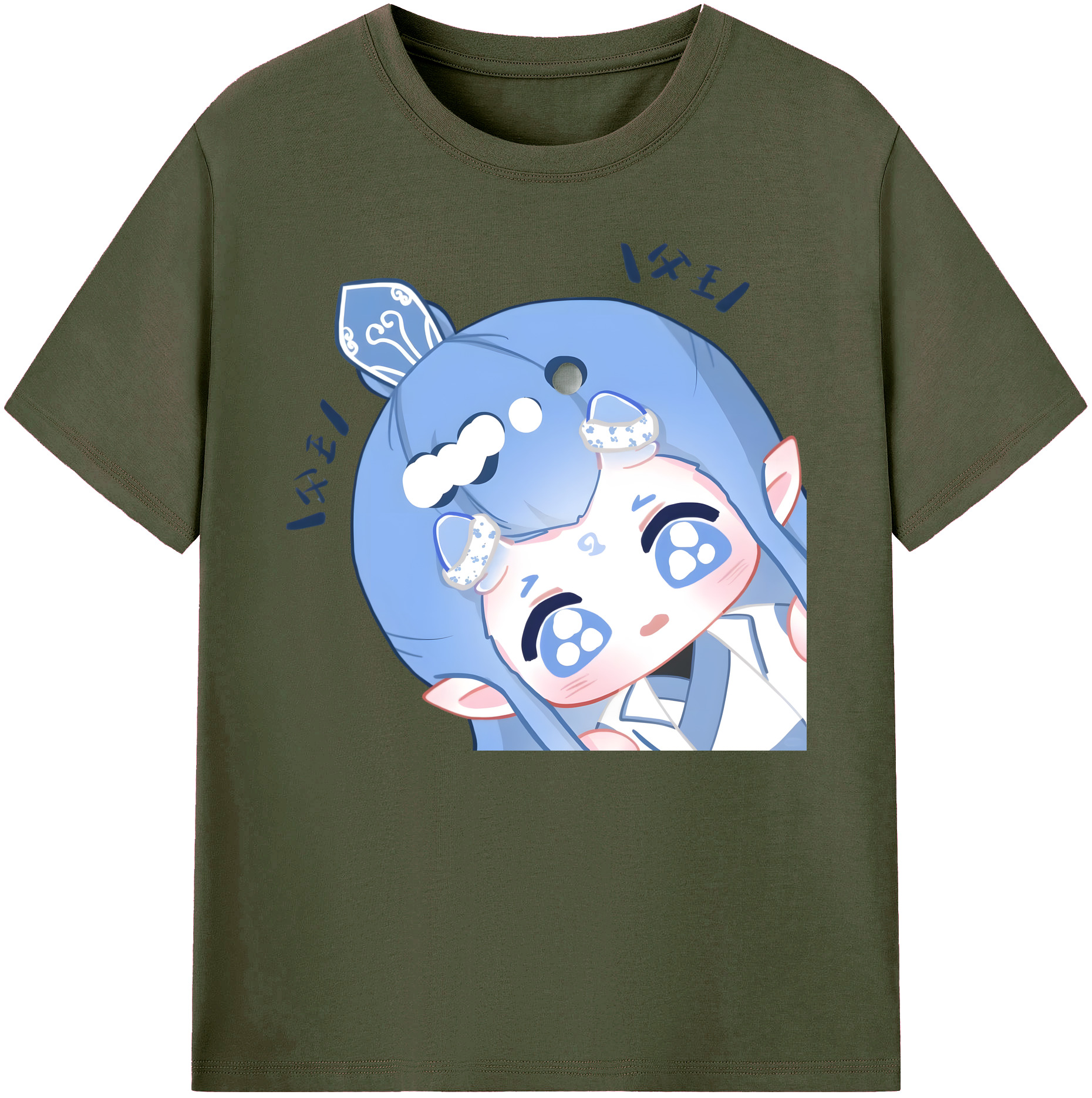 （画像用） Ne Zha 2 ナタ 魔童の大暴れ 綿100％ メンズ半袖Tシャツ｜肌触りやわらか＆通気性